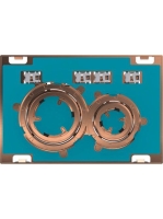 Geberit Sigma21 működtetőlap, 2 mennyiséges öblítéshez, vörösarany/ügyfélspecifikus 115.650.00.1