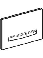 Geberit Sigma50 működtetőlap 2 mennyiséges öblítéshez, króm/hikoridió 115.788.JX.2