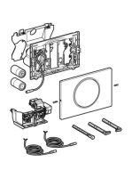 Geberit Sigma10 működtetőlap 1 mennyiséges öblítéshez, kézi, matt fekete/fekete115.864.16.6