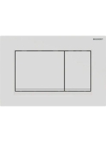 Geberit Sigma30 működtetőlap, 2 mennyiséges öblítéshez, matt fehér 115.883.01.1