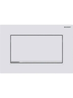 Geberit Sigma30 nyomólap easy-to-clean bevonattal, matt fehér/króm 115.893.JT.1