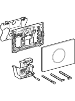 Geberit Sigma10 érintésmentes működtetőlap, WC öblítés elektronikus működtetéssel, hálózati, 2 mennyiséges öblítés, fekete/fényes króm 115.907.KM.6