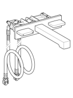 Geberit ONE két fogantyús fali mosdócsaptelep 18 cm, falsík alatti vezérlődobozhoz, króm 116.463.21.1