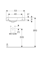 Geberit iCon xs 50-es mosdó 124053000