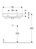 Geberit iCon mosdó, 60x48.5 cm 124063000