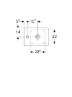 Geberit iCon xs 40-es balos kézmosó 124836000