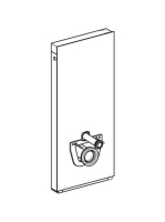 Geberit Monolith Plus palahatású szanitermodul fali WC-hez, 114 cm 131.231.00.7