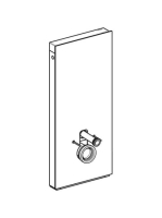 Geberit Monolith Plus fekete szanitermodul fali WC-hez, 114 cm 131.231.SJ.7