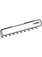 Geberit One lefolyó panel fésűs betéttel, mágneses rögzítéssel, alpin fehér 245.451.11.1