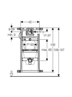Geberit Kombifix univerzális vizelde szerelőelem 457611001 (457.611.00.1)