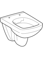 Geberit Selnova Compact mélyöblítésű fali WC 35x49 cm, rövidített kivitel, Rimfree 500.280.01.7