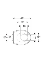 Geberit Selnova WC-ülőke WC-ülőkarimával gyerekeknek, rögzítés felülről 500339011 (500.339.01.1)