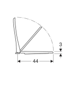 Geberit Selnova WC-ülőke WC-ülőkarimával gyerekeknek, rögzítés felülről 500339011 (500.339.01.1)