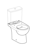 Geberit Selnova álló monoblokk WC 35,5x60 cm mélyöblítésű, univerzális kifolyású, Rimfree 500.478.01.7