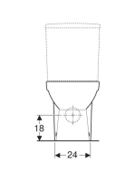 Geberit Selnova álló monoblokk WC 35,5x60 cm mélyöblítésű, univerzális kifolyású, Rimfree 500.478.01.7