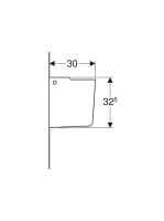 Geberit Smyle szifontakaró, fehér 500.576.01.5