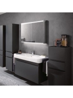 Geberit Option 90cm tükrös szekrény világítással, két ajtóval 500583001 (500.583.00.1)