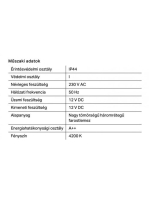 Geberit Option 90cm tükrös szekrény világítással, két ajtóval 500583001 (500.583.00.1)