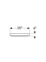 Geberit iCon WC ülőke, lecsapódásgátlóval és gyorsrögzítővel 500670011 (500.670.01.1)