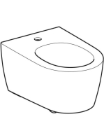 Geberit ONE zárt formájú fali bidé 37x54 cm rejtett túlfolyóval, matt fehér 500.690.JT.1