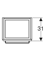 Geberit Selnova Compact 45 cm alsó szekrény kézmosóhoz, matt/fényes világos szürke 501.613.42.1 (501613421)
