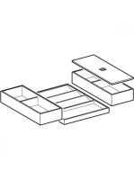 Geberit One fiókbetét felső fiókhoz, 60 cm széles 502.349.00.1