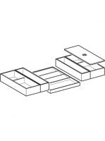 Geberit One fiókbetét felső fiókhoz, 75 cm széles 502.350.00.1