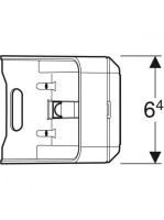 Geberit One dugaljelem tükrös szekrényhez, 502.669.00.1