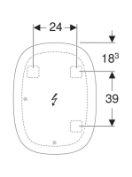 Geberit Option ovális tükör 60x80 cm, közvetett világítással 502.800.00.1
