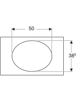 Geberit Selnova Square mosdópult 79,1x47,5 cm, magasfényű fehér 502.864.00.1