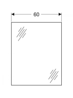Geberit Selnova Square tükör 60x75 cm 502.891.00.1