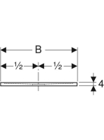 Geberit Sestra szögletes zuhanytálca 90x90 cm, strukturált pala, szürke 550.260.00.2
