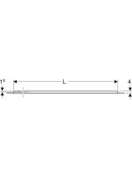 Geberit Olona szögletes zuhanytálca 140x80 cm szigetelőgallérral, matt fehér 550.918.00.1