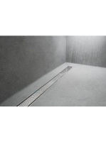 Hansgrohe RainDrain Match Zuhanylefolyó 70 cm, állítható magasságú kerettel, króm 56037000