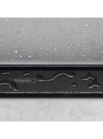 Hansgrohe RainDrain Match Zuhanylefolyó 120 cm, állítható magasságú kerettel, matt fekete 56042670