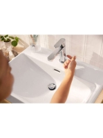 Hansgrohe Rebris S Egykaros CoolStart mosdócsaptelep 110, automata lefolyógarnitúrával 72519000