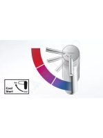 Hansgrohe Rebris S Egykaros CoolStart mosdócsaptelep 110, automata lefolyógarnitúrával 72519000