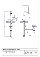 Bugnatese Inside 9223 - bidet csaptelep leeresztővel