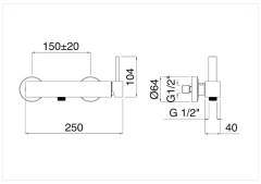 Bugnatese Inside 9238 - zuhanycsaptelep test