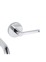 Kludi Nova Fonte Puristic falra szerelhető mosdócsaptelep 180 mm kinyúlással króm 201440515