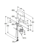 Kludi Pure&Solid egykaros mosdócsap elfordítható kifolyó, lefolyógarnitúrával 340250575