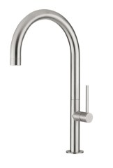 Bugnatese KIRVY STEEL 9082 - Álló mosogatócsaptelep leeresztő nélkül szálcsiszolt acél színben