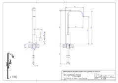 Bugnatese INSIDE 9299 - Álló mosogatócsaptelep leeresztő nélkül
