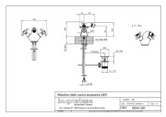 Bugnatese Lady 944 - bidet csaptelep leeresztővel