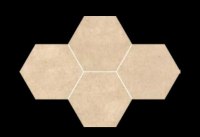 Ceramica Limone Qubus Hexagon Beige mozaik 28,3x40,8 cm