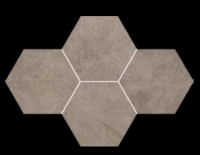 Ceramica Limone Qubus Hexagon Antracite mozaik 28,3x40,8 cm