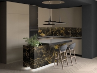Nuovocorso Black Gold Konyhai burkolólap 