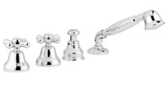 Bugnatese Old'800 - 082 - peremre szerelt 4 üléses kádcsaptelep kifolyó nélkül