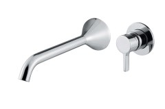 Bugnatese Orion 5645SC - fal alatti mosdócsaptelep 21 cm kifolyóval klikk-klakk leeresztővel