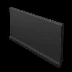 Paradyz Bazo Nero Monokolor Mat lábazati elem 10 x 19,8
